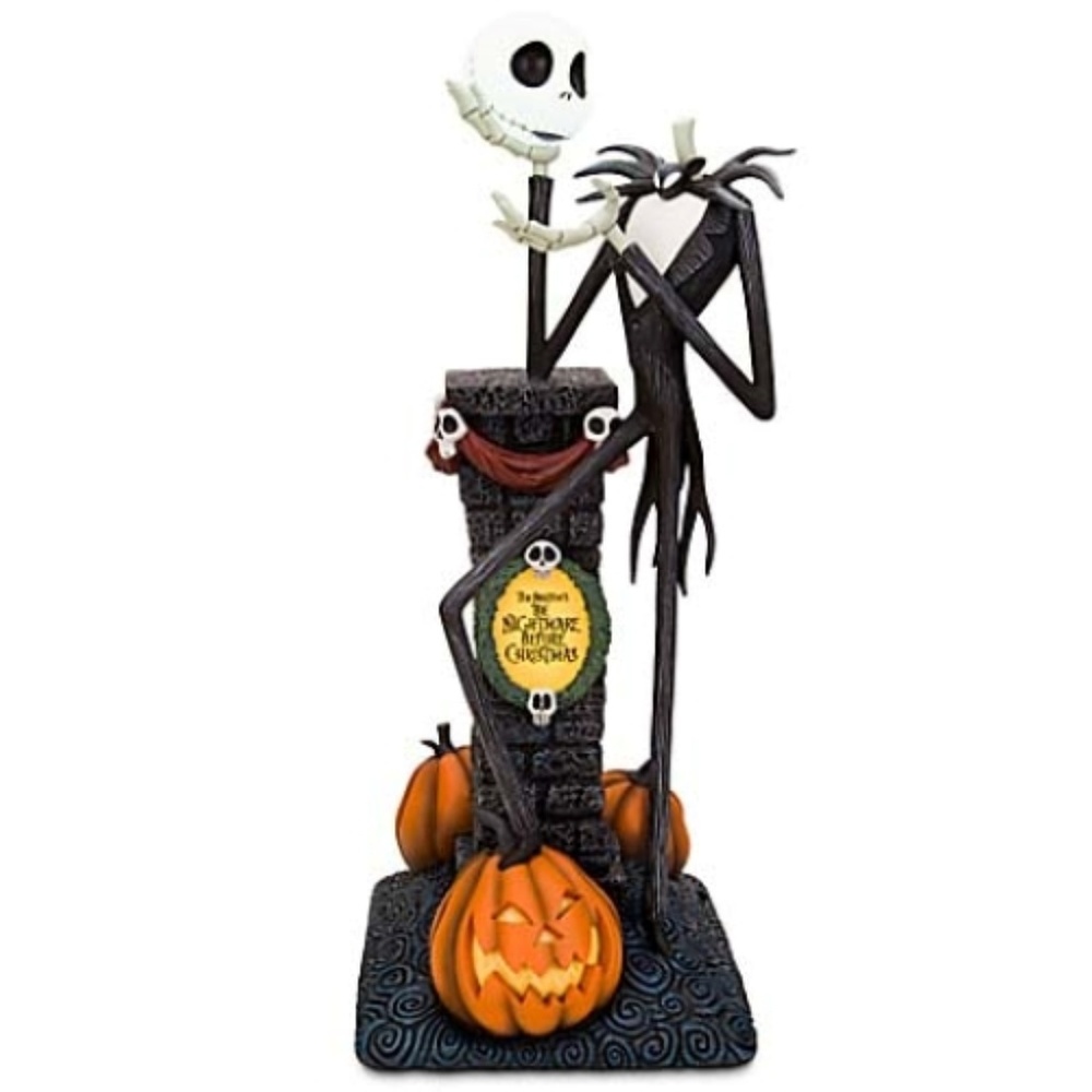 DISNEY NIGHTMARE BEFORE CHRISTMAS JACK SKELLINGTON LARGE LIGHT-UP STATUE FIGURE